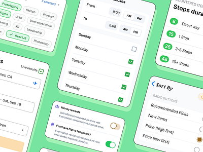 Filter UI Design Demystified: Anatomy and Best Practices app badge checkbox chips design figma filter filtering filters guide input radio button switch templates tutorial ui ui kit ux web widget