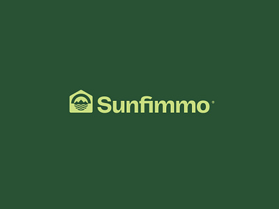 Sunfimmo: Brand identity brand brand identity branding design home house icon icons identity island logo luxury real state reunion vector vectors ver wordmark