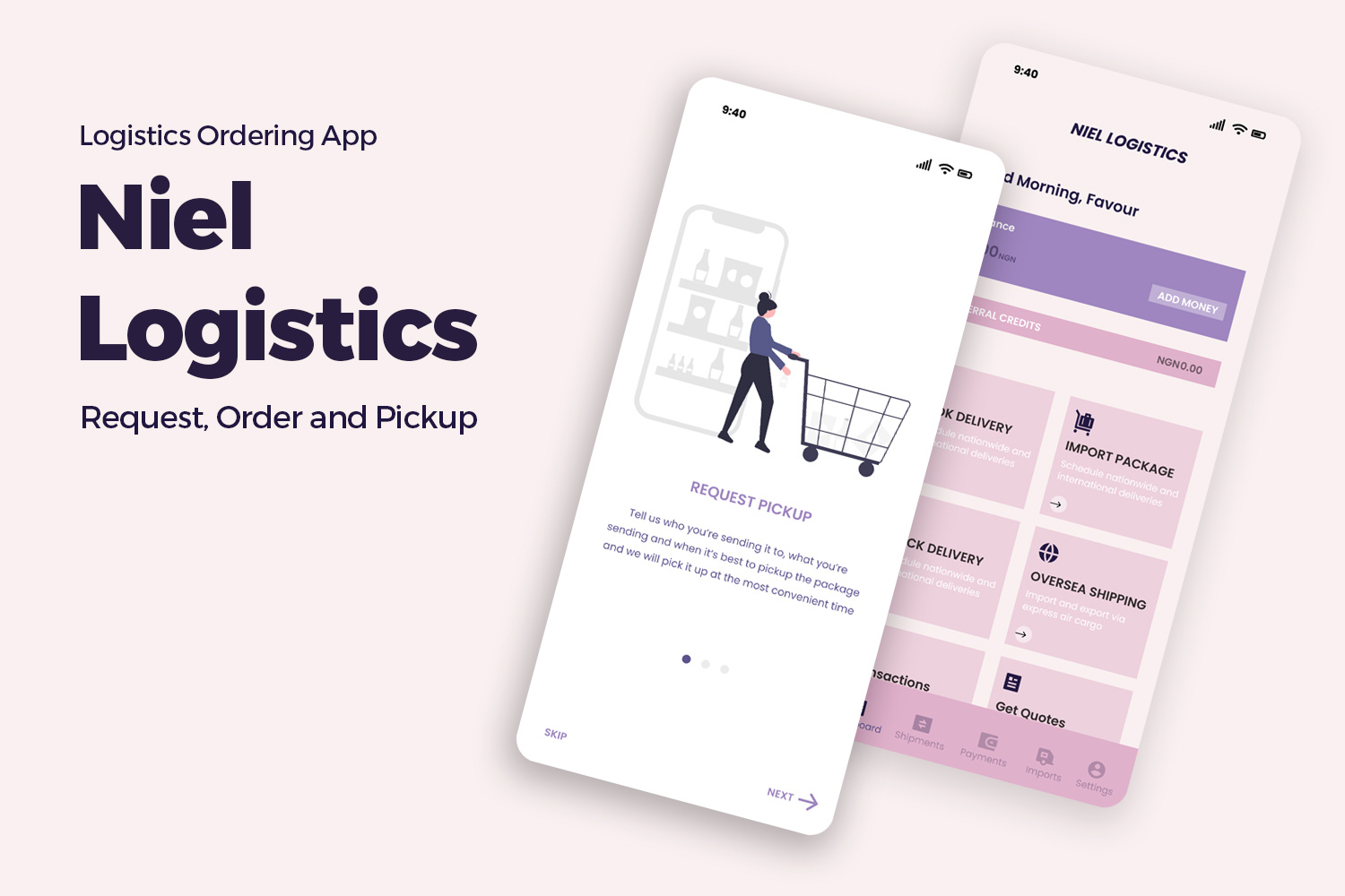 Logistics Mobile App app branding design figma graphic design ui