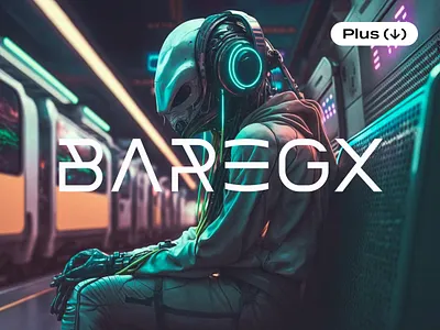 Baregx Futuristic Font alien cyberpunk display download font futuristic modern pixelbuddha scifi type typeface typography
