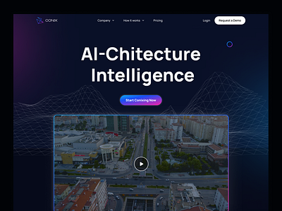 CONIX Website Exploration ai architecture dark mode design ui ux website