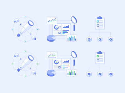 Even More OpenNMS Product Feature Tour Guide Illustrations app branding chart data data visualization graph graphic design icon iconography icons illustration inventory isometery isometric network pictogram search telescope ui visual design