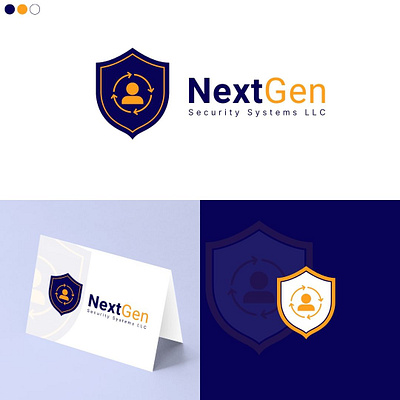 NextGen logo project. branding design graphic design illustration logo logo designer protection safety security security logo tech technology vector