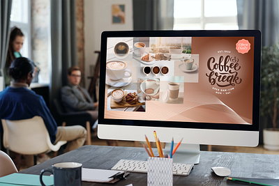 Coffee Break horizontal poster coffee break horizontal poster