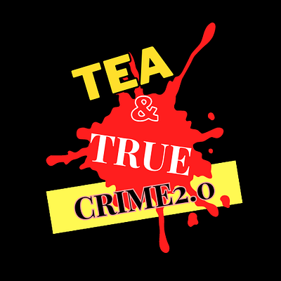 Tea & True Crime graphic design logo