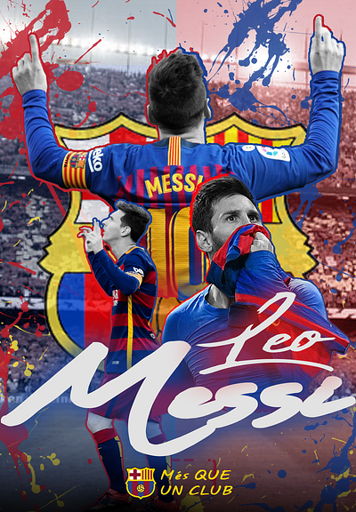 Leo Messi flyer football football player graphic design poster social media design