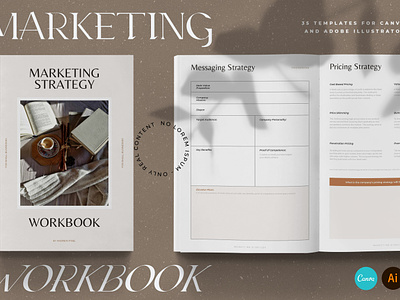 Marketing Strategy Workbook CANVA