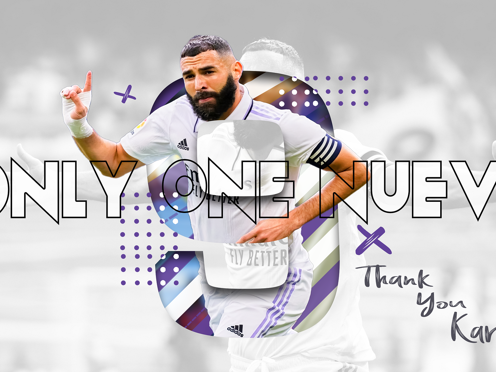 benzema 15 legacy football icon - Image 2