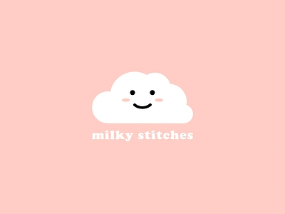 Milky Stitches Logo Design branding business cloud cooper black figma logo logo design poppins poster poster design promotion promotional poster small business vector