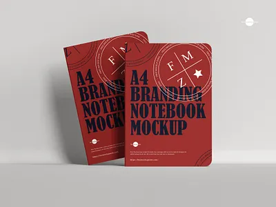 Free Notebook Mockup book mockup