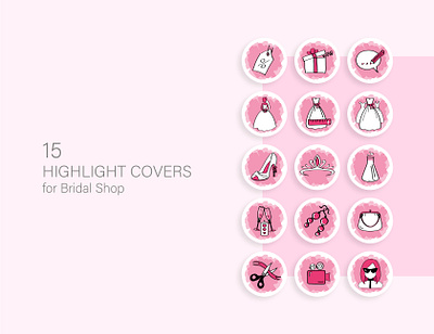 Highlight covers. Icons. graphic design highlights covers icons instagram stories stories vector