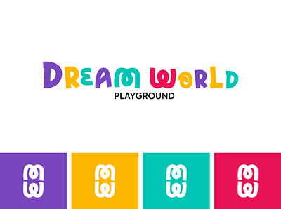 logo, playground, kids adventure brand brand identity branding creative logo kids kids logo logo logomark mark modern logo playground typography visual identity