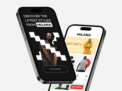 Milana 3d animation app branding design graphic design illustration logo motion graphics ui vector