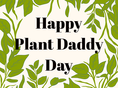 "Plant Parent" Greeting Card Illustration by Julia Barry blue botanical dad design father green greenery greeting card hand drawn houseplants illustration julia barry leaves love lush parent pink plant parent plants procreate