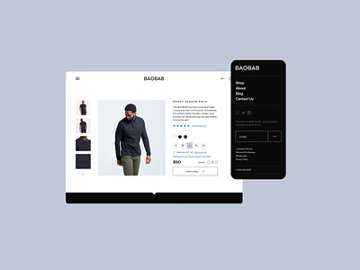 Baobab Website ui