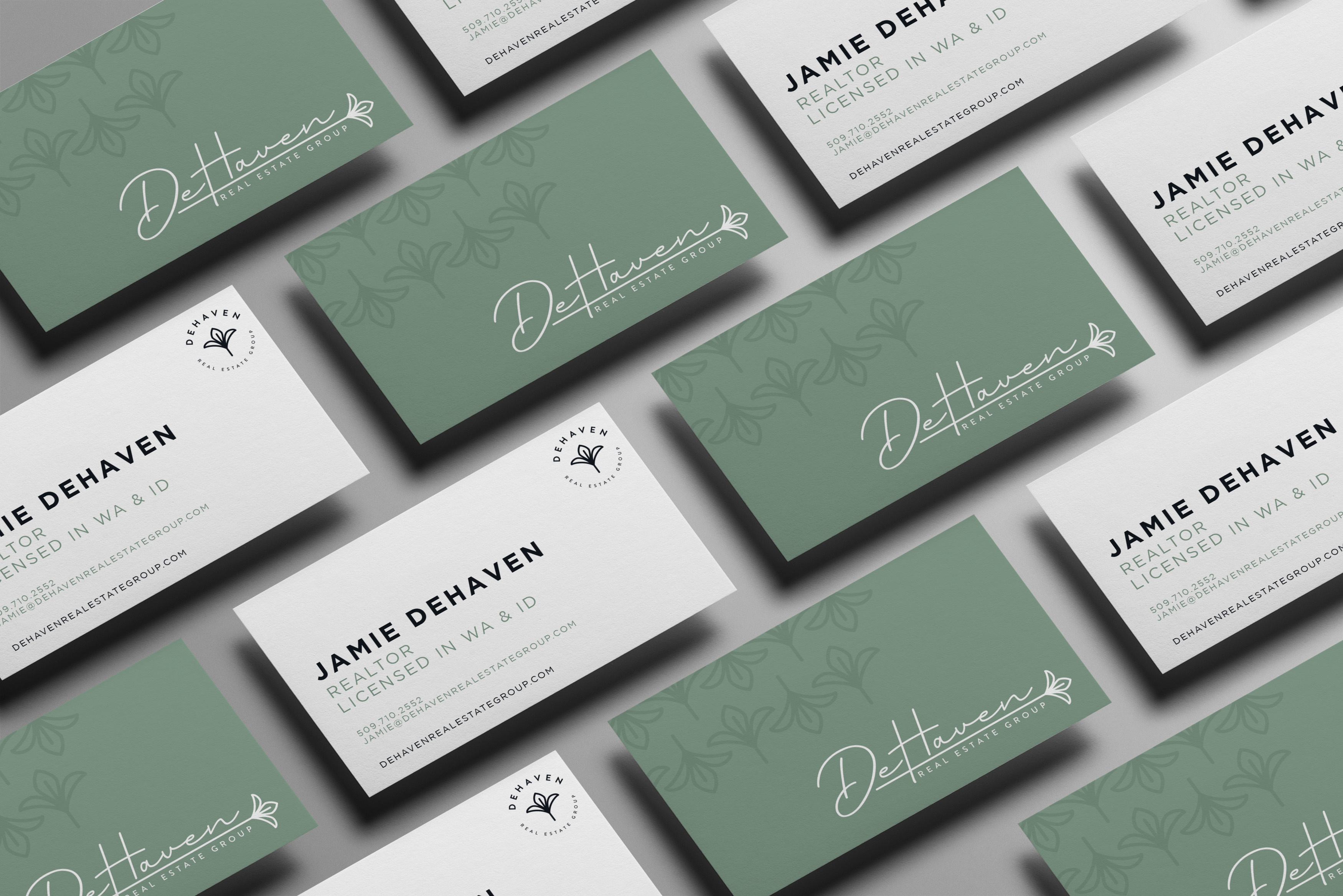 Logo & Brand Identity | DeHaven Real Estate brand identity branding design graphic design illustration logo spokane vector