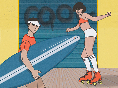Roller Skates design digital digitaldrawing drawing graphic design illustration