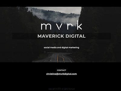 MVRK Digital Logo & Website Design adobe illustrator css graphic design logo design typography website design xhtml