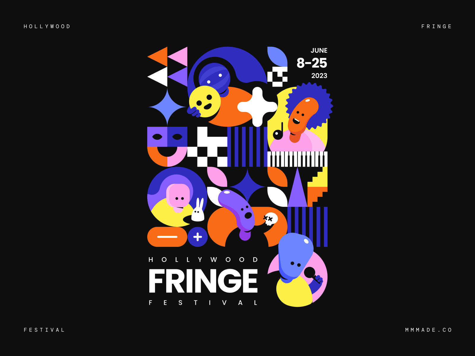 Hollywood Fringe Festival 2023 by Cyril Clyunev on Dribbble