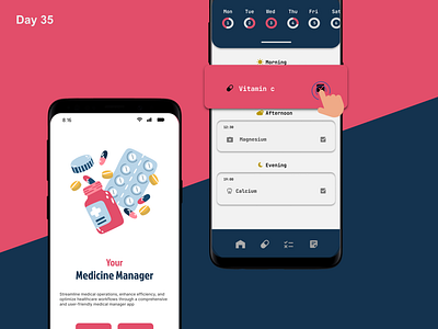 Medicine Tracker App app appfeatures build designdrug figma freelancerdesigner health healthcareapp medicationapp medicineapp medicinemanagementapp medicinetrackerapp mobileappdesigns ui uiux watchmegrow