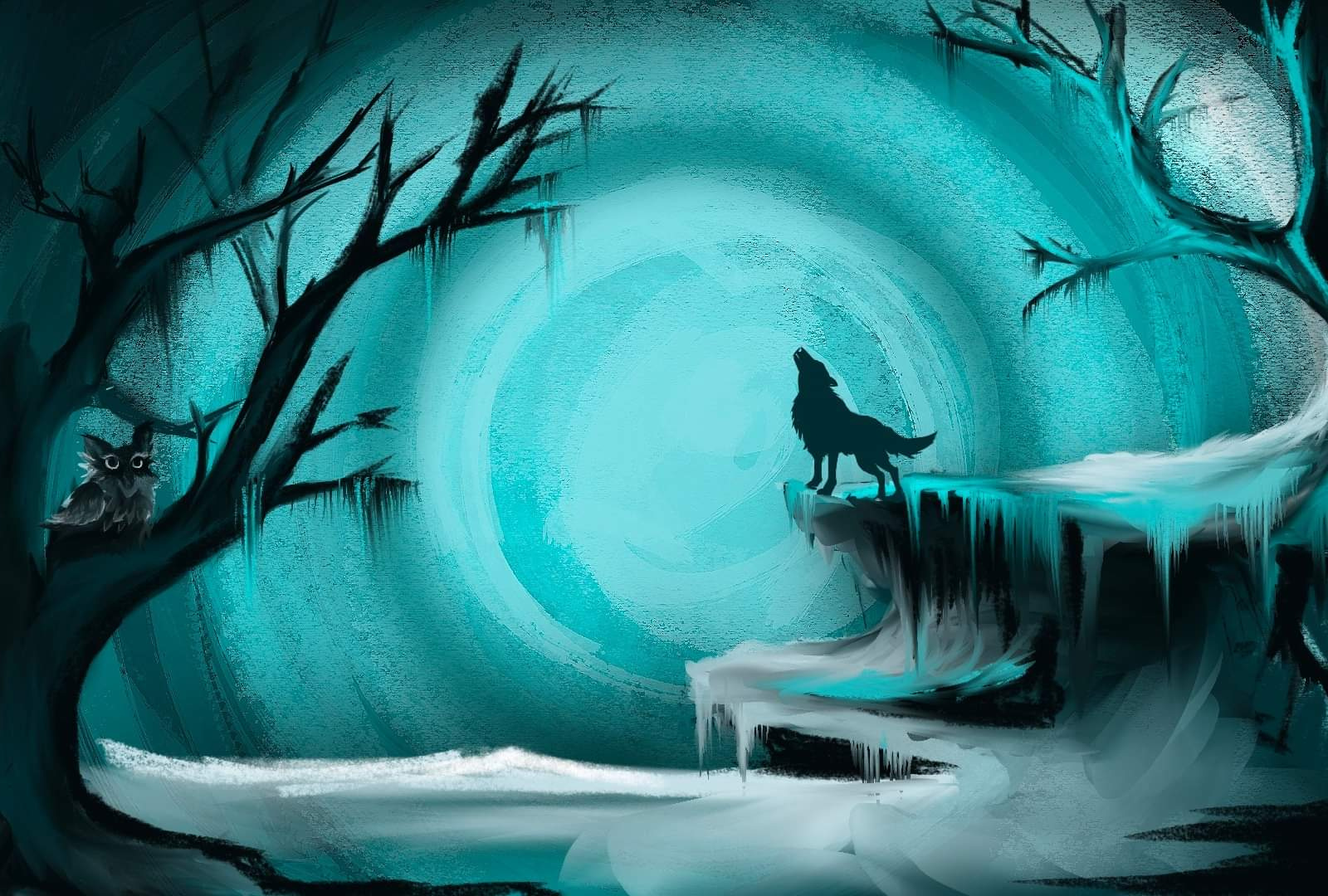 Winter song by Agnese Damberga on Dribbble