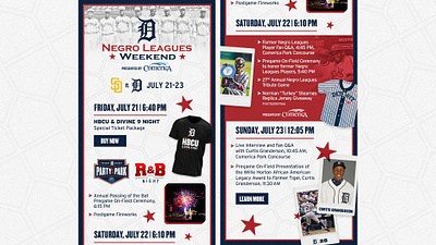 NLW - Email Blast adobe photoshop creative design detroit detroit tigers digital email graphic design mlb photography photoshop typography