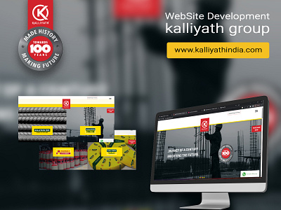 WebSite Development kalliyath group branding design graphic design web design