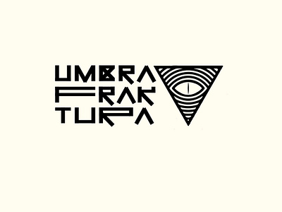 Umbra Fraktura (logo) branding design graphic design logo typography vector