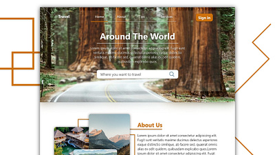 Travel Website design ui ux website design