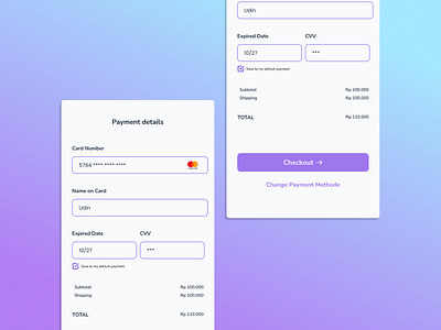 Credit Card Checkout Page Simple UI Design Mobile branding checkoutprocess creditcardcheckout dailyui design dribbble ecommercedesign flat design minimal mobilepayments paymentpage screen ui webdesign