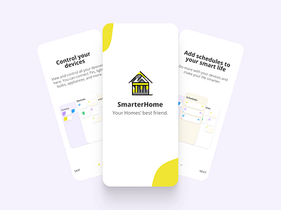 SmarterHome | Home automation mobile app app automation case study design home home automation mobile mobile app mobile design smart smart home ui ui design ux ux design uxui