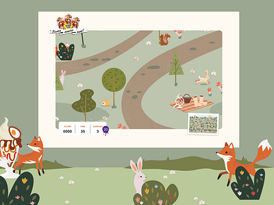 Easter Sundae Hunt activation animal design flower gamification graphic design illustration vector
