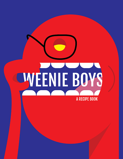 The Weenie Boys Recipe Book design graphic design illustration vector