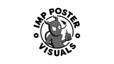 Imp Poster Visuals character characterlogo emblem iden identity imp logo vector
