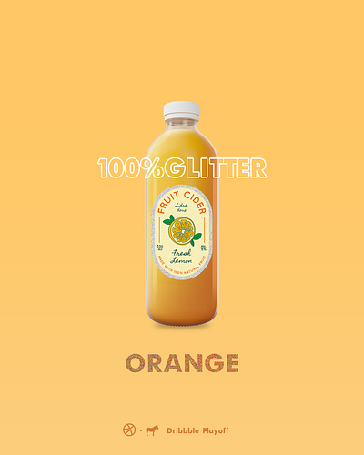 100% Glitter advertisement branding graphic design illustration logo