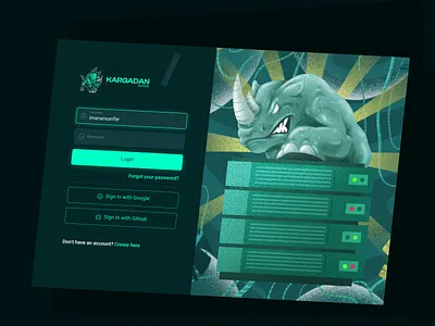 Login Cloud Hosting illustration login page procreate register website
