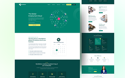 HR Job Portal creative design job portal landing page minimal ui ui ux ux website design