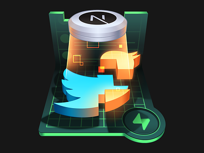 Build a Twitter clone with the Next.js App Router and Supabase 3d code course design gradient illustration printer twitter