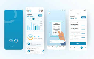 Online Banking Mobile App UI creative design minimal mobile app online banking ui ui ux ux