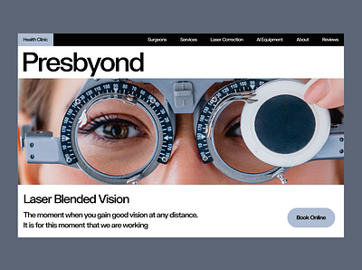 Corporate Website animation blended cataract clinic doctor eye eyes glass health laser medical medicine new nurce ui ux vision website