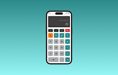 Calculator dailyui design mobile productdesign ui