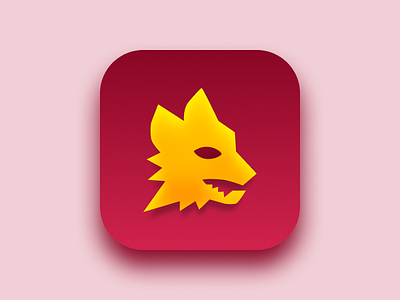 AS Roma App Icon appicon asroma dailyui design productdesign seriea