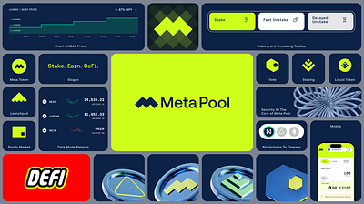 Meta Pool re-branding brand brand experience branding design system strategy ui