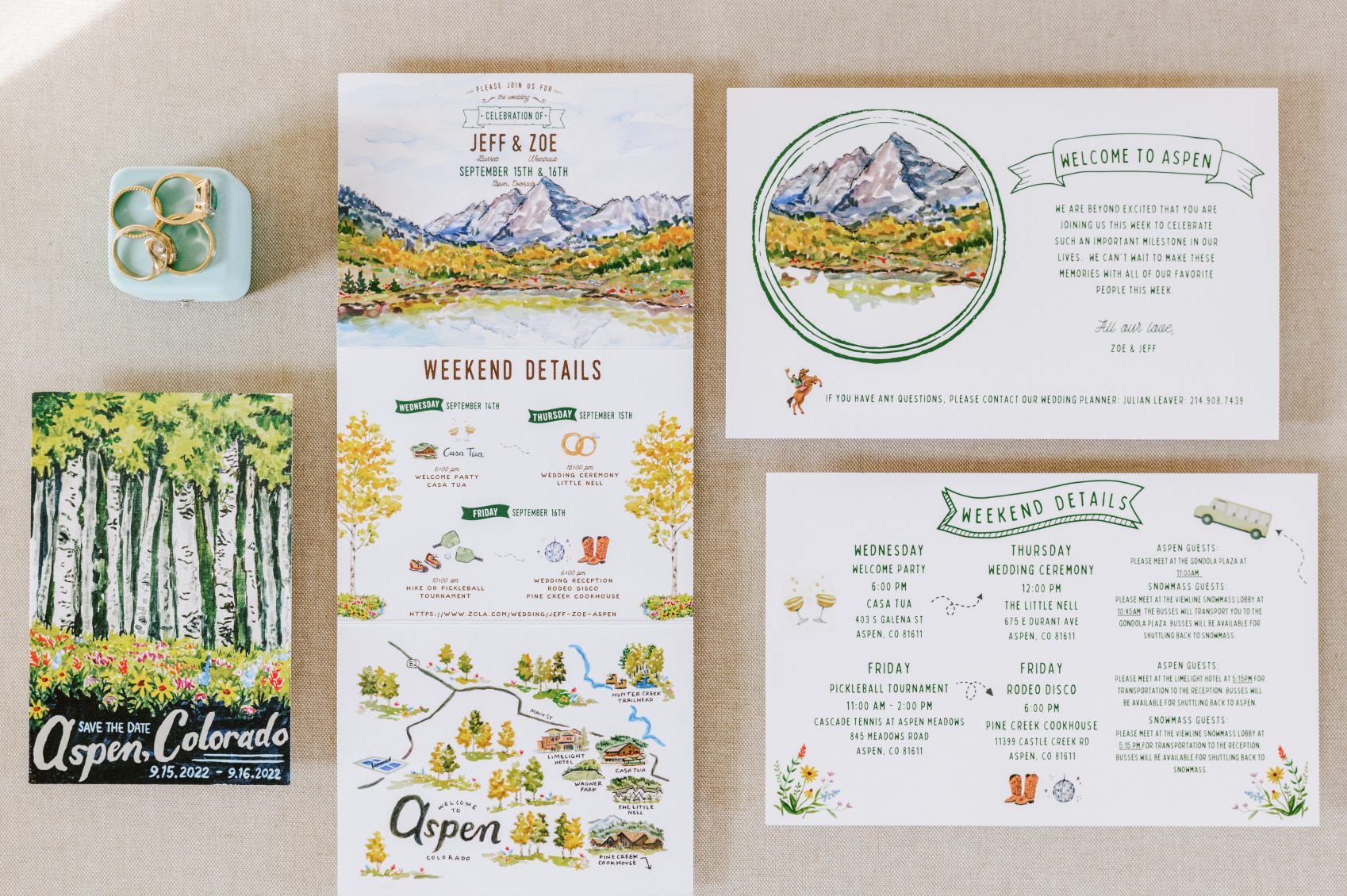 Aspen Map, Timeline, Travel Poster aspen aspen map aspen trees calligraphy colorado colorado map custom map educational illustration floral borders gouache handlettering handpainted illustrated map natural media portland illustrator stationery illustration surface design watercolor watercolor infographic wildflower illustration
