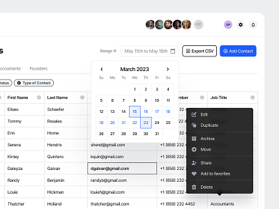 Dashboard UI Kit app calendar clean components dashboard date range design system desktop dropdown figma interaction product design saas template ui ui kit ui library ux web app webapp