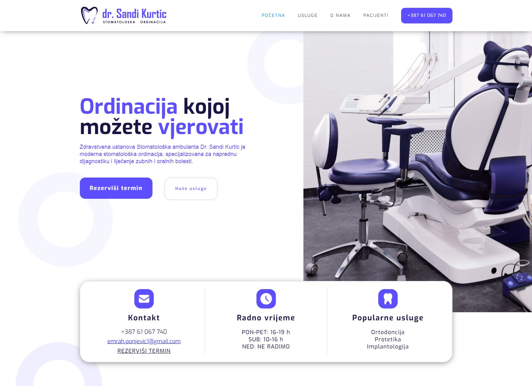 Dental Website Design dental clinic dentist webdesign