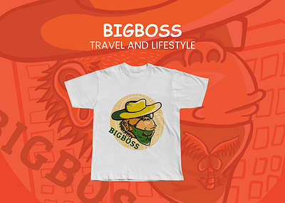 Tshirt Illustration Design travel theme BIGBOSS artist branding cartoon design graphic design illustration procreate travel tshirt design