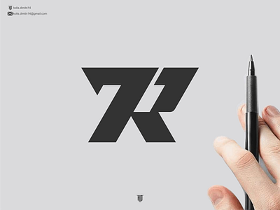 logo 7R monogram basketball brand branding clothing design graphic design icon initial logo logo design logo ideas logo type logos monogram typography usa vector