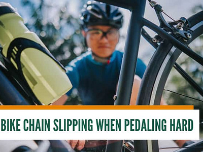 Bike Chain Slipping When Pedaling Hard â Causes & Solutions by Bike to work day on Dribbble