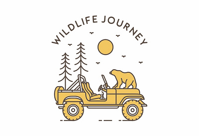 Wildlife Journey 1 adventure animals backpacker bear camping car caravan holiday journey mountain nature outdoors pet transportation travel trip vehicle vintage wild wildlife